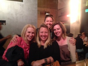 With writers Sue Silverman, Amy Wallen, and Rachel Groves