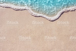 Soft wave of  sea on the sandy beach